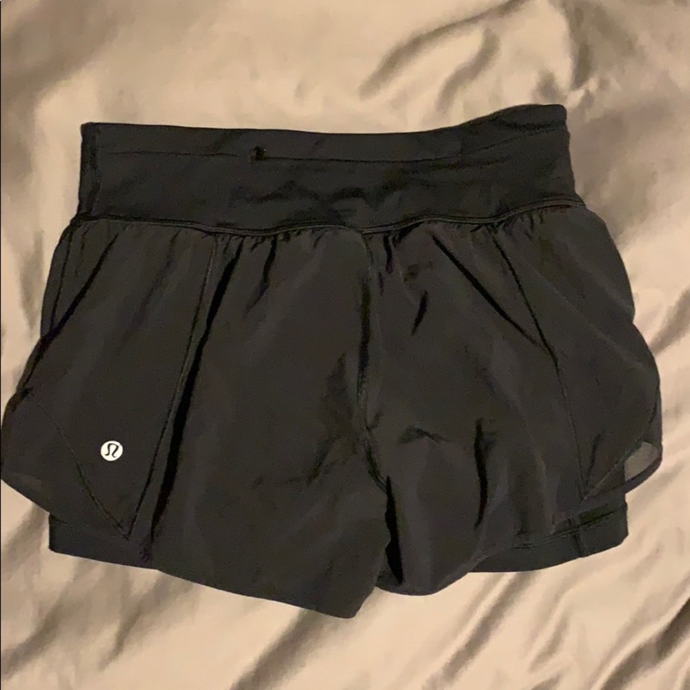 Lululemon lined Hotty Hot Shorts